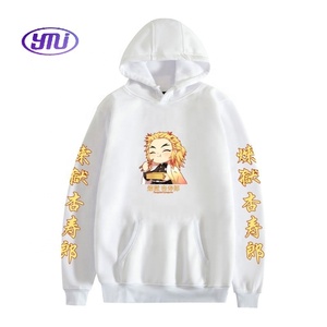 Disfraces casuales <span class=keywords><strong>de</strong></span> moda <span class=keywords><strong>de</strong></span> talla grande sudaderas Anime gráfico Rengoku Kyoujurou sudaderas con capucha para <span class=keywords><strong>hombre</strong></span> Demoned Slayer HOODIE - Product Image 6