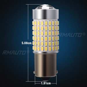 2 ชิ้น 144 SMD หลอดไฟ LED 1156 1073 1093 1129 1141 1159 1295 1459 1619 1651 1680 7506 BA15s S25 ไฟเลี้ยวรถ DC12-24V - Product Image 6