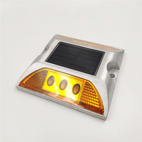 Balise routière solaire LED, marqueur latéral de camion à énergie solaire, clignotant, coque en aluminium moulé, Ojos De Gato Para Carretera