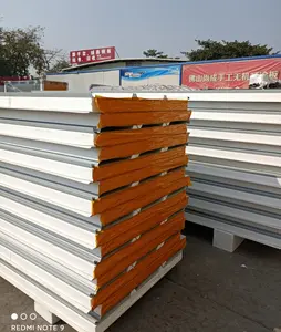 Flat Facade Panelspolystyrene Foam Cách Nhiệt Panel Trọng Lượng Nhẹ Sandwich Panel Cho Mái Nhà