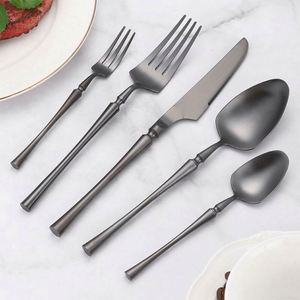 High Quality Gold Plated SS304 Wedding Cutlery Set Knife Fork Spoon 18/10 Flatware Set Golden Stainless Steel Cutlery - Product Image 6