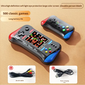 Console de jeu portable avec 500 jeux, console de jeu rétro portable avec ligne <span class=keywords><strong>AV</strong></span> disponible en stock - Product Image 4