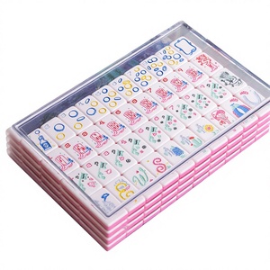 Tuiles de Mahjong Américaines Directement de l'Usine |   Ensemble de tuiles de mahjong de luxe pour les déplacements, fabricant de tuiles de mahjong personnalisées de qualité supérieure |   Cowgirl - Product Image 1