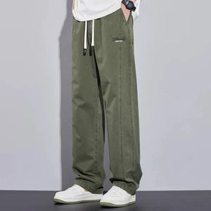 Pantalons chino amples pour hommes 2025 |    Pantalons décontractés pour hommes, polyvalents pour le quotidien/le hip-hop, avec une couleur unie tendance et un tissu durable - Product Image 3