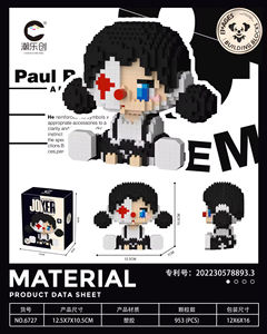 Micro Briques Kit de Construction Miniature Blocs en Plastique Particules Figurine Distinctive Clown Coloré Jouet Créatif à Assembler pour Enfants - Product Image 4