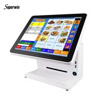 Terminal POS de lecteur de carte de crédit Clover avec imprimante thermique et clavier petits systèmes avec fonction SDK pour distributeurs automatiques