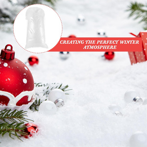 Luxurious Premium Artificial Faux Snow Fluff <strong>Fiber</strong> for Christmas Tree Covering Home and Party Decorations - Product Image 2