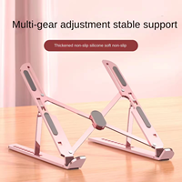 Support pour ordinateur portable en alliage d'aluminium réglable pour ordinateur portable de jeu - Support de bureau portable dissipant la chaleur, support pour ordinateur portable réglable en hauteur