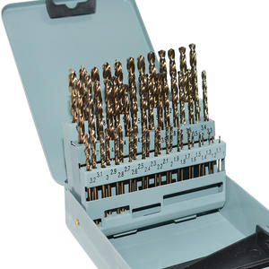 Factory Direct 51pcs Electric <b>Drill</b> <b>Bit</b> Set Cobalt-Containing Straight Shank Twist <b>Drills</b> <b>Stainless</b> <b>Steel</b> Drilling Tools - Product Image 1