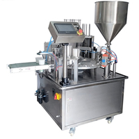 Machine à remplir et sceller les tasses de pâté de chocolat LX commerciale rotative automatique