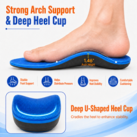 Semelles orthopédiques en mousse PU pour chaussures, respirantes, souples, absorbant les chocs, à haute densité, pour le sport, vente en gros