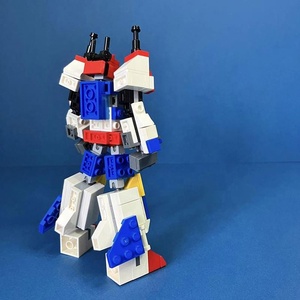 Funbuild Biến Đổi Robot Gạch Đồ Chơi MOC-140768 SF-005 Biến Đổi Sao <span class=keywords><strong>Saber</strong></span> Hành Động Con Số Thay Đổi Vào Máy Bay Kid Quà Tặng - Product Image 5