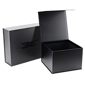 Custom Luxury Large <b>Black</b> Magnetic <b>Boxes</b> for Motorcycle Accessories High Quality <b>Gift</b> Packaging Embossing Sponge Lining for - Product Image 1
