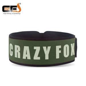 Crazyfox Unisex neopren halter kemeri özel Logo ağır spor eğitimi egzersiz çömelme desteği sert çekme koruması - Product Image 3