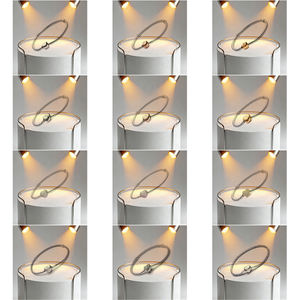 Pulseras y Brazaletes de Plata de Ley 925 Originales con Dijes de Corazón, Cuentas y Cadenas de Serpiente para Mujer, Joyería de Lujo DIY en Oro Rosa - Product Image 1