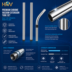 FIND SPARE 32mm Electric Chrome Bundle 3 Tube d'extension pour tuyaux 2548037 Ensemble de tiges pour aspirateurs domestiques Henry <span class=keywords><strong>Hetty</strong></span> - Product Image 4
