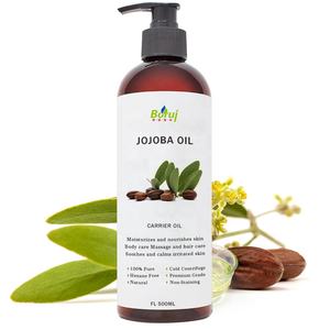 Aceite de jojoba al por mayor para el cuidado de la piel del cabello facial, masaje 100% aceite de jojoba natural puro orgánico prensado en frío, aceite portador - Product Image 5