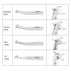 หัวกรอฟันด้วยความเร็วสูงแบบมือหมุนพร้อมแบริ่งเซรามิกกังหันงานทันตกรรม - Product Image 6