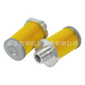 Élément de filtre à air en fibre synthétique de qualité moyenne 59*104 papier filtre à poussière plié conception de filetage de sortie - Product Image 3