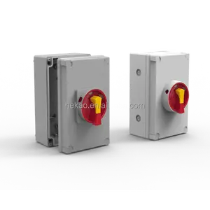 factory price Aluminum / Plastic box Mounting 3P 4P Modular low voltage load isolation switch