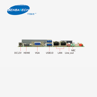 ITX-B430_I526L I5-4300U 8 * USB 2 * Lan ince-itx anakart hepsi bir anakart Mini itx I3/I5/I7 ile 1 * VGA,1 * HD,1 * LVDS,1 * EDP