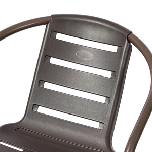 New Outdoor Villa Hotel Balcony Aluminum <b>Mesh</b> Dining Chair Garden - Product Image 3