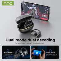 Casque Sans Fil HTC NE18 AI Sport pour Bluetooth 6.0 à Délai Ultra-Faible avec Effet Sonore Stéréo HiFi et Traducteur IA Intelligent