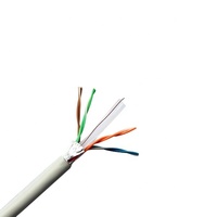 Cable LAN Cat6 UTP para interiores y exteriores, 23 AWG, 4 pares, 305 m (1000 pies), 0.56, con certificación BC CU, que pasa la prueba.
