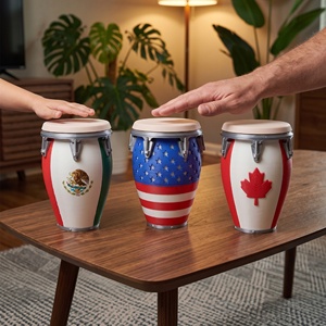 Hucha de Estilo <span class=keywords><strong>Conga</strong></span> de Material PLA con Patrón de Bandera Nacional para Decoración del Hogar, Adorno Coleccionable de Escritorio - Product Image 4