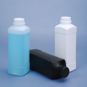 Bouteille carrée en HDPE de 1000 ml avec bouchon à vis, emballage chimique, usage agricole - Product Image 3