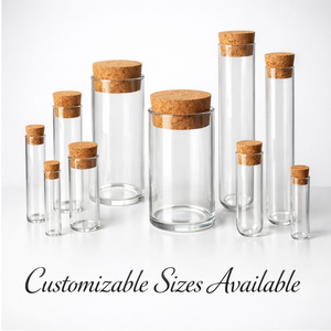 Tubes de test écologiques en verre résistant aux hautes températures, bouteille d'emballage de <span class=keywords><strong>vanille</strong></span> de 20x200mm - Product Image 1