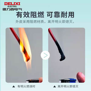 Cable Delixi de 50 Metros, 2.5 mm², 2 Núcleos, Par Trenzado de 1.5, Estándar Nacional RVS, Cable Trenzado de Dos Colores con Funda - Product Image 3