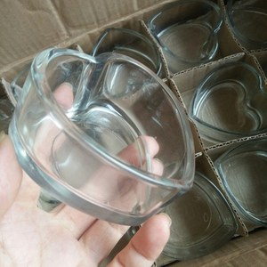 Decorazione per la tavola di nozze a forma di <span class=keywords><strong>cuore</strong></span> in vetro contenitore portacandele in vetro trasparente piccolo recipienti per la fabbricazione di candele - Product Image 4