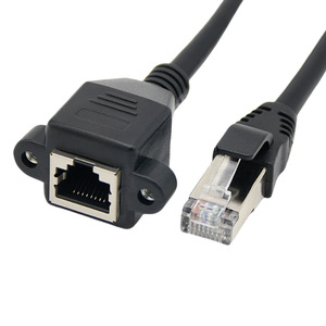 Cat6 Ethernet Extension <b>Cable</b> <b>Rj45</b> Male To Female 1 Port Copper Wire For Network Cabling - Product Image 4