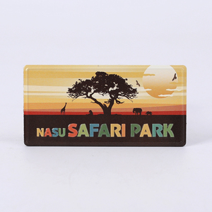 Lưu Niệm Tủ Lạnh Nam Châm Tùy Chỉnh Nhôm Kim Loại Du Lịch Lưu Niệm Từ Công Viên Afari Thời Trang Theo Chủ Đề Tủ Lạnh - Product Image 1