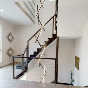 Lampada a Sospensione Geometrica Lineare in Legno Moderna, Lampadario LED Minimalista Scultoreo Personalizzabile per Soggiorno - Product Image 2
