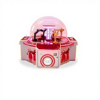 Machine de jeu d'arcade 'Fête des fruits' à 5 joueurs, thème Île, en matériaux verre et PVC, à monnayeur, pour aires de jeux pour enfants