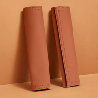 Housse de ceinture de sécurité universelle en cuir Nappa pour voiture, protection des épaules, soulagement des douleurs, compatible avec BMW Audi Benz Tesla