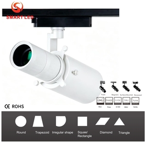CE Rohs led gobo <b>projector</b> <b>light</b> shape track <b>light</b> mini lens 20-35° 25-40° 10W 15W 20W 30W COB Dimmable Zoom <b>Projector</b> <b>light</b> - Product Image 2