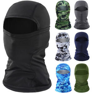 Skimaske mit individuellem Logo, Tarnmuster, Cartoon-Gesichtsbedeckung, 1-Loch, winddichte Sturmhaube, Wintermütze, verstellbar, individuelle Stickerei - Product Image 1