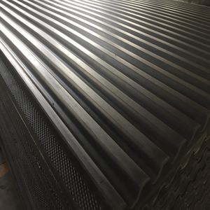 3mm गैर-फिसल चर रंग और बनावट के साथ नालीदार रबर चटाई रबर शीट - Product Image 1