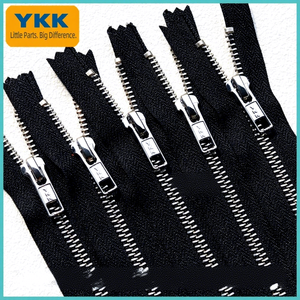 Pour YKK No.5 blanc laiton métal fermé queue fermeture éclair pour vêtements sacs chaussures bottes autres accessoires - Product Image 1