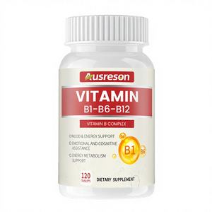 Ausreson Complexe De Vitamines B, Suplementos Alimenticios, Cápsulas de Complejo de Vitamina B1, <span class=keywords><strong>B6</strong></span> y B12 - Product Image 1