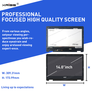 ขายส่งใหม่ 14.0" TFT LCD หน้าจอสัมผัสชุดประกอบดิจิไทเซอร์สำหรับเอเซอร์ aspire R5-471T พร้อม CE - Product Image 3