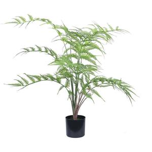 Planta en Maceta <span class=keywords><strong>de</strong></span> Hojas Pequeñas, Bonsái, Decoración <span class=keywords><strong>de</strong></span> Ventanas, Decoración para Bodas y Hogar, Flores Artificiales Ecológicas, Helecho Verde Artificial - Product Image 4