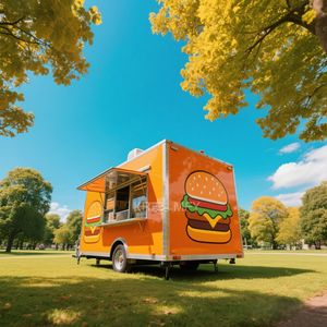 2025 Hot Selling Quality Vending Trailer Custom Design Stainless Steel Mobile Ice Cream Food Truck - Product Image 5