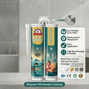 Mortier époxy bicomposant pour <span class=keywords><strong>carrelage</strong></span>, forte adhérence, étanche, pour piscines et carreaux de cuisine - Product Image 3