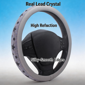 Coprivolante di Lusso con Strass a Forma di Stella, Accessorio Auto Universale - Product Image 1