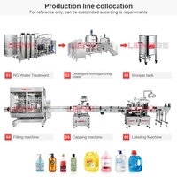 Linea di Produzione per Sapone Liquido, Detersivo e Lozione, Macchina per Sapone Liquido, Linea di Produzione Detersivo