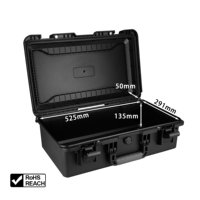 Boîte de transport pour outils imperméable de 22 pouces, 28 L, boîte de protection pour équipement avec mousse pour usage professionnel, OEM ODM personnalisable